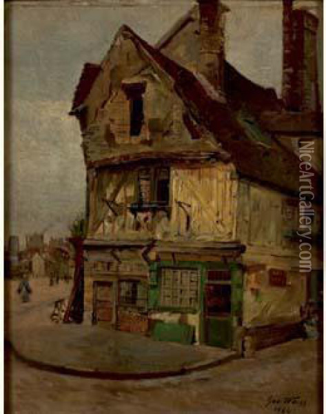 Le Polet, Dieppe Oil Painting - Georges Emile, Geo Weiss