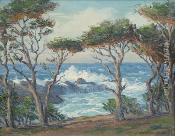 17 Mile Drive Oil Painting - William Henry Price