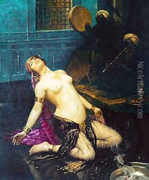 Dançarina de harém (Harem Dancer) Oil Painting - Gaston Guedy