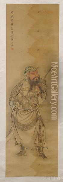 Inscribed Oil Painting - Su Liupeng