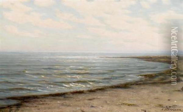 Peaceful Ocean Oil Painting - Alexander Thomas Harrison
