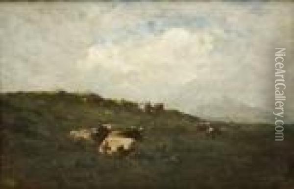 The Crest Of The Hill Oil Painting - Nathaniel Hone