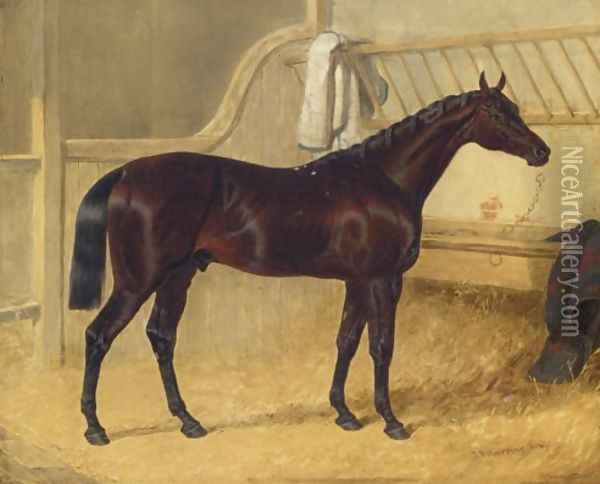 Charles The 12th St. Leger Winner 1839 Oil Painting - John Frederick Herring Snr