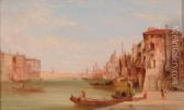 Scorcio Di Venezia Oil Painting - Alfred Pollentine