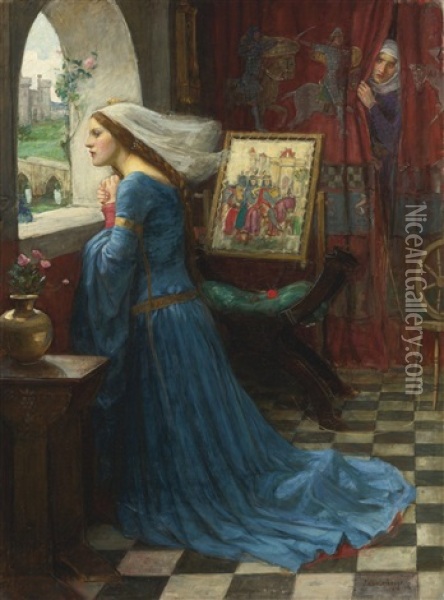 Fair Rosamund Oil Painting - John William Waterhouse