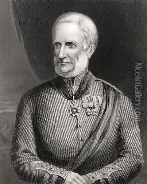 Major General Sir Henry Havelock 1795-1857 Oil Painting - Holl, Charles