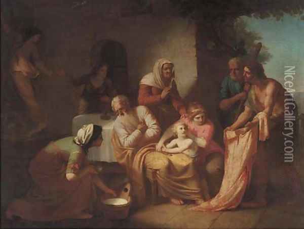 The Return of the Prodigal Son Oil Painting - North-Italian School