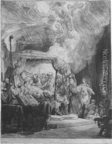 Death Of The Virgin Oil Painting - Rembrandt Van Rijn