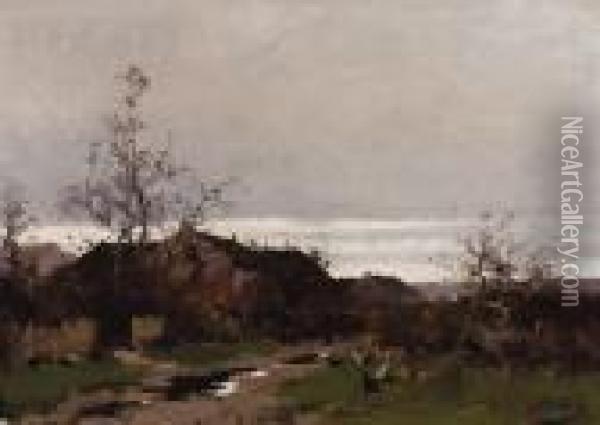 View Of Arras Oil Painting - Eugene Galien-Laloue
