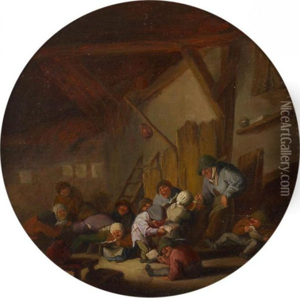 Die Unterrichtsstunde Oil Painting - Adriaen Jansz. Van Ostade