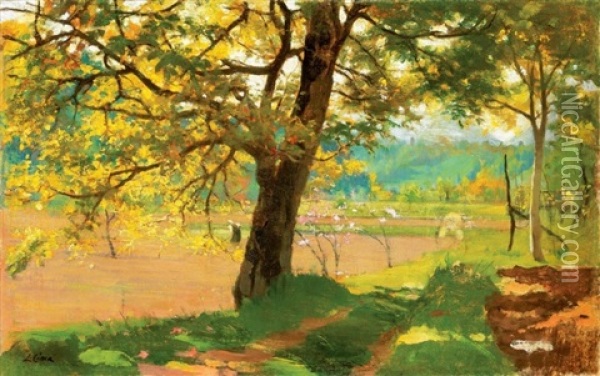 Tavasz (spring) Oil Painting - Luigi Cima