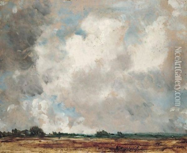 Cloud Study 3 Oil Painting - John Constable