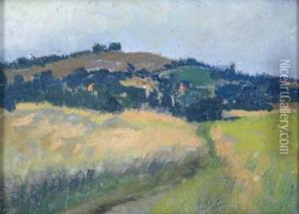 Landschaftsimpression Oil Painting - Jules Louis Rame