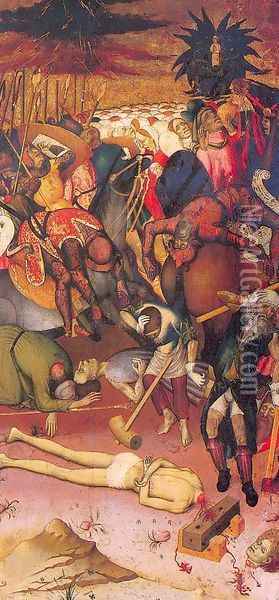 The Legend of Saint George- The Saint Decapitated Oil Painting - Bernat (Bernardo) Martorell