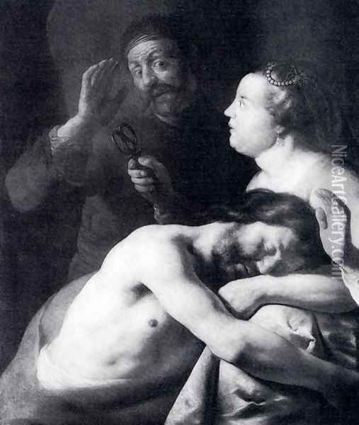 Samson and Delilah II Oil Painting - Jan Lievens