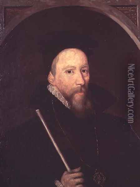 William Cecil Lord Burghley Oil Painting - Jackson, George 