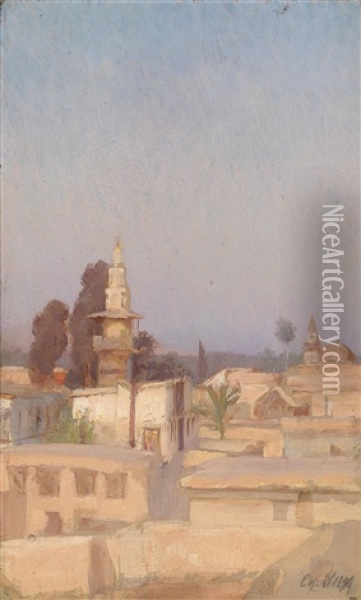 Motiv Aus Damaskus Oil Painting - Charles Wilda