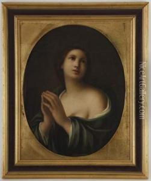 Marie Madeleine Oil Painting - Louis, Luigi Rubio