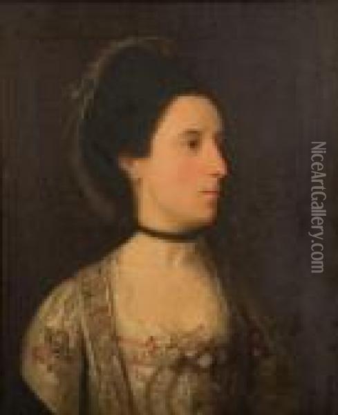 Portrait Of Mrs Pope Oil Painting - Sir Joshua Reynolds