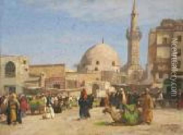 Kairo Oil Painting - Georg Macco