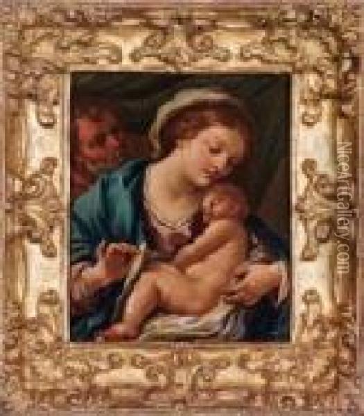 Sacra Famiglia Oil Painting - Paolo di Matteis
