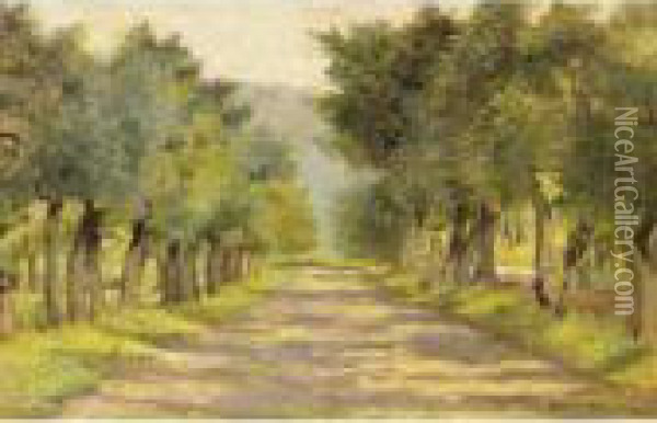Uliveto Di Antignano Oil Painting - Giovanni Fattori