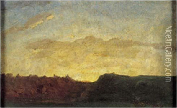 Courbevoie 1875) Oil Painting - Jean-Baptiste Carpeaux