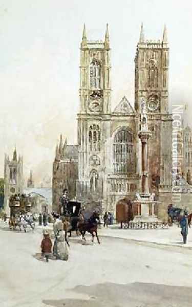 Temple of Reconciliation Westminster Oil Painting - Charles James Lauder