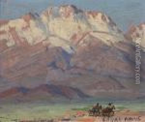 Owens Valley At Big Pine Oil Painting - Edgar Alwin Payne