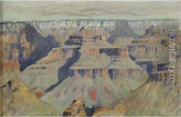 Grand Canyon Oil Painting - Anna Richards Brewster
