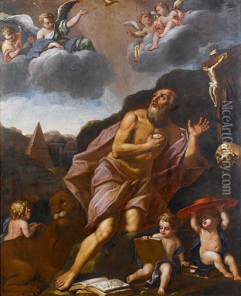Saint Jerome Oil Painting - Lucio Massari
