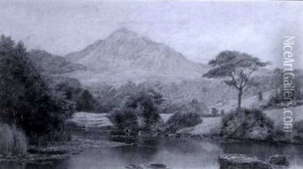 Moel Siabod, Capel Curig Oil Painting - Frederick William Hayes