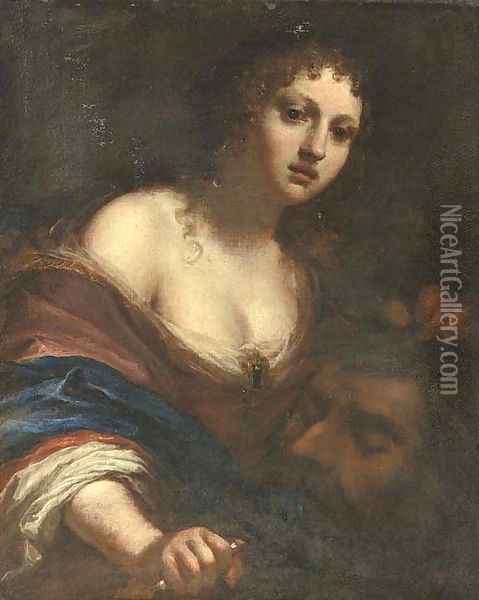 Judith with the head of Holofernes Oil Painting - Simon Pignone