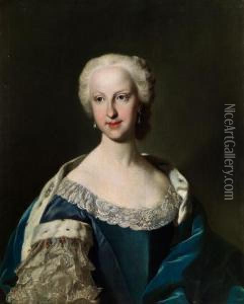Bildnis Der Marie-therese-antoinette-raphaelle Von Spanien Oil Painting - Jacopo (Giacomo) Amigoni