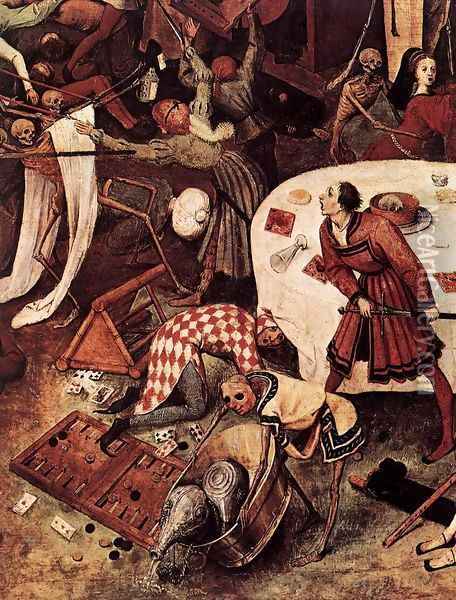 The Triumph of Death (detail) 1562 2 Oil Painting - Jan The Elder Brueghel