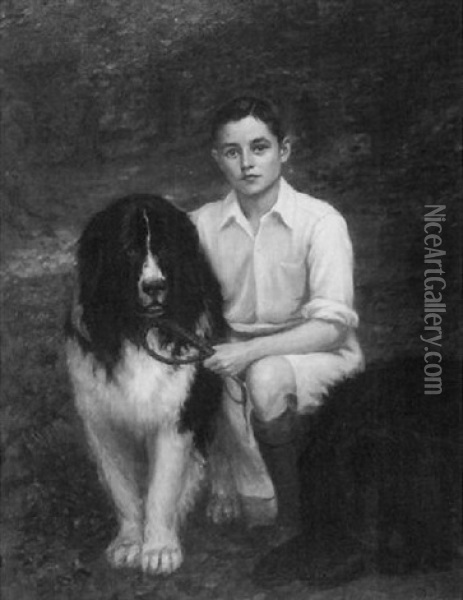 Companions Oil Painting - Charles Goldsborough Anderson