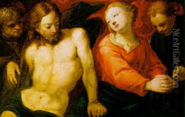 Cristo E L'adultera Oil Painting - Daniele Crespi