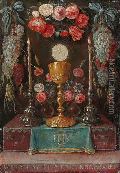The second Sacrament Oil Painting - Jan van Kessel
