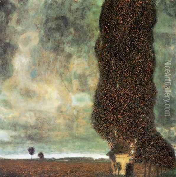 The Big Poplar II Oil Painting - Gustav Klimt