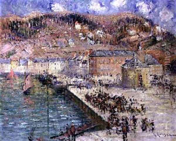 The Fish Market 1925 Oil Painting - Gustave Loiseau