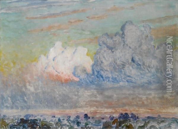 Torenwolken Oil Painting - Emile Claus