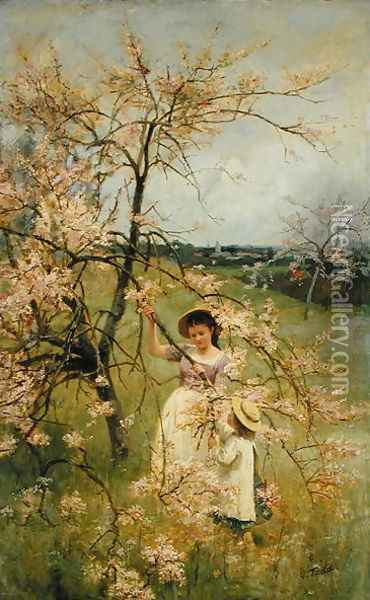 Spring, c.1880 Oil Painting - Henry George Todd