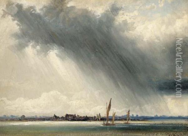 An Approaching Squall Oil Painting - William Lionel Wyllie