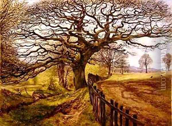 The Tree Oil Painting - John Milne Donald