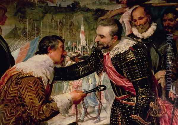 The Surrender of Breda Oil Painting - Diego Rodriguez de Silva y Velazquez