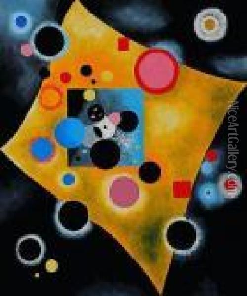 Accent En Rose Oil Painting - Wassily Kandinsky