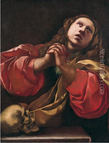 Santa Maria Maddalena Penitente Oil Painting - Alessandro Tiarini