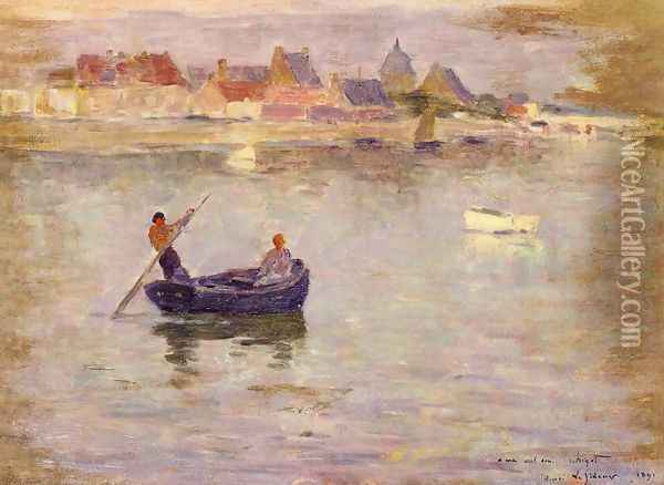 Boat Ride Oil Painting - Henri Eugene Augustin Le Sidaner