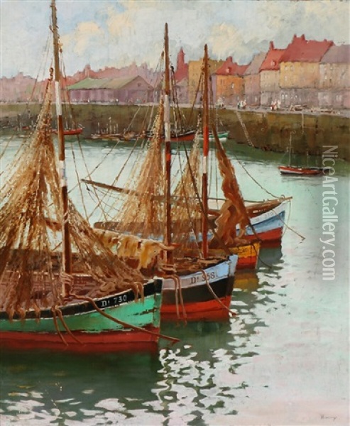 Harbour View From Pittenweem In The Scottish Region Of Fife Oil Painting - Alexander Young