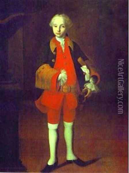 William George Fermor 1750s Oil Painting - Ivan Vishnyakov